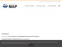 Tablet Screenshot of fundaciomap.org